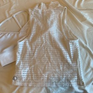 WHITE DANCE TOP FROM 5 DANCEWEAR!